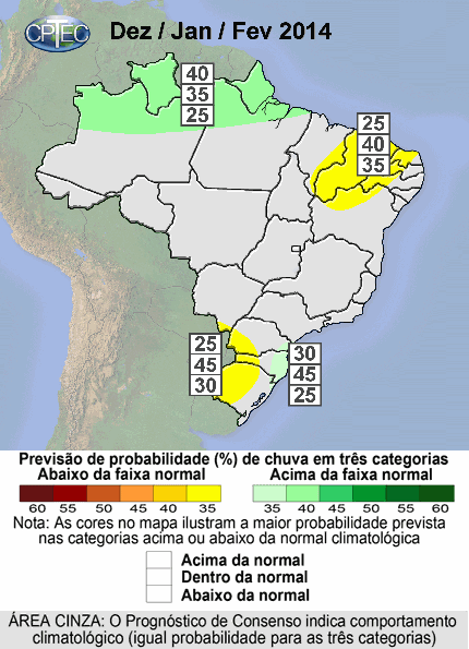 previsão do tempo verão 2014 previsão climática